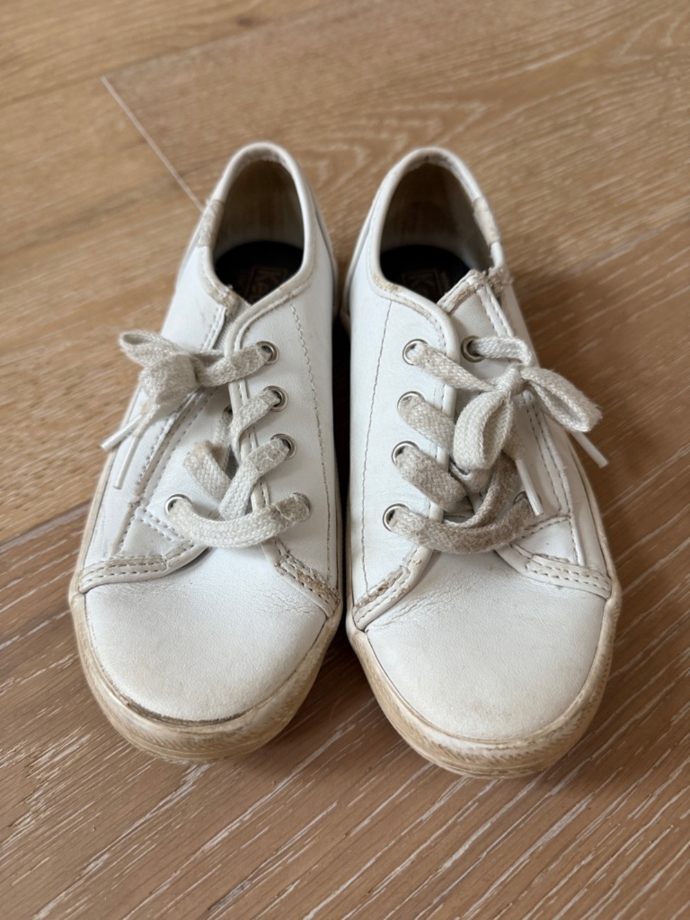 Keds Kids White Leather Sneakers Toddler Size 11